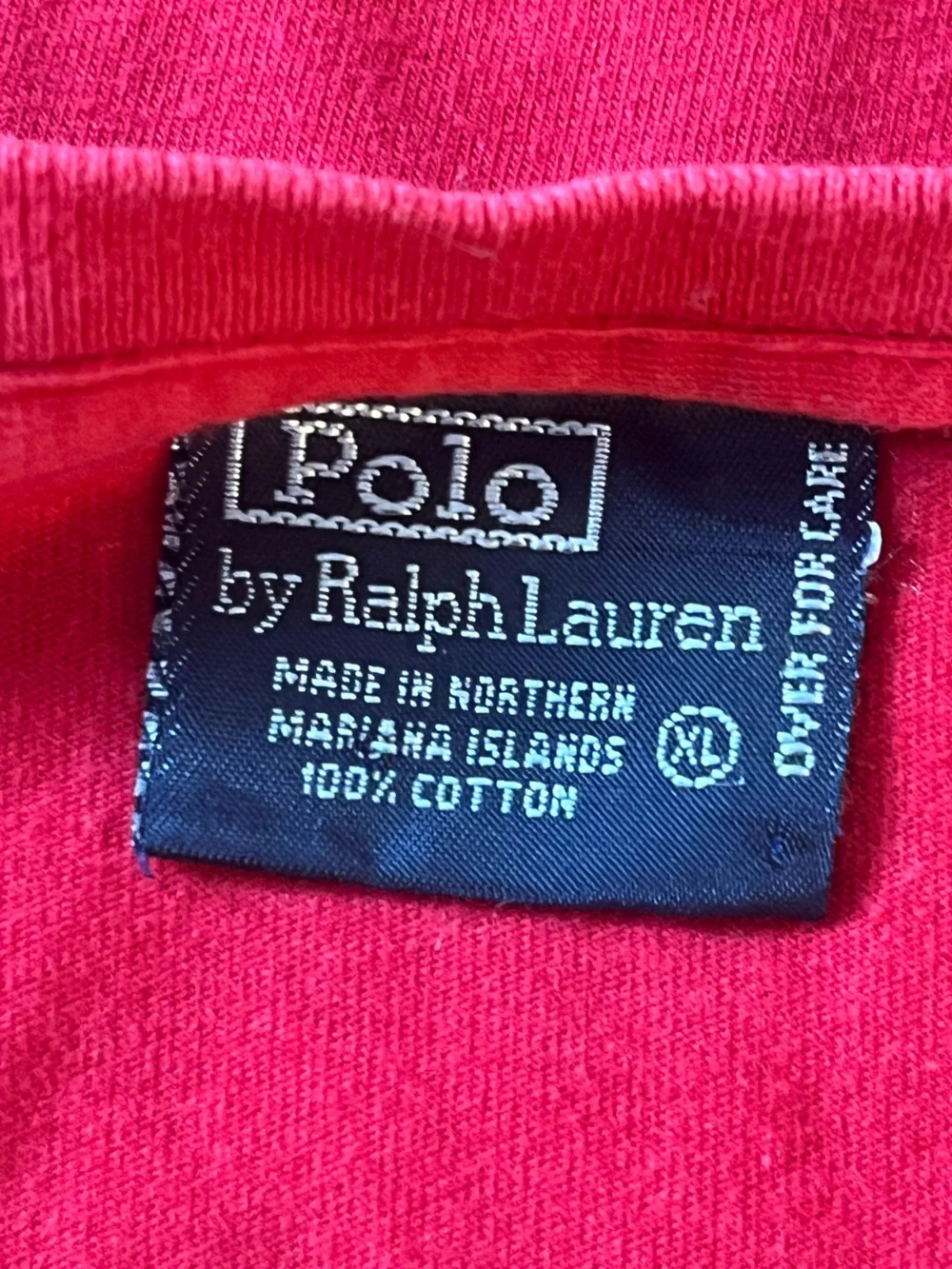 Polo Ralph Lauren Vintage Spell Out T Shirt Men’s Size XL